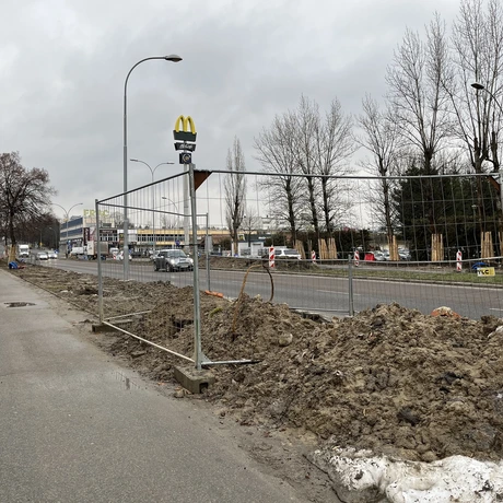 Rozbudowa skrzyżowania ul. Lwowskiej i ul. Mieszka I [luty 2023] - fot 8